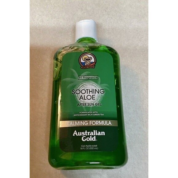 Australian Gold Soothing Aloe Vera After Sun Gel -Relieves Sunburn Pain 90% Full - Picture 2 of 5